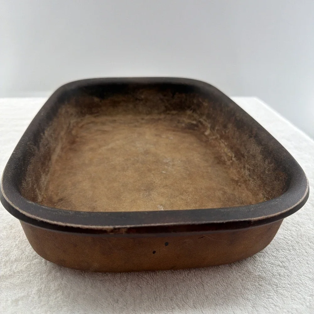 Pampered Chef Stoneware Lasagna Pan Family Heritage Casserole Baking Dish 15 x 9